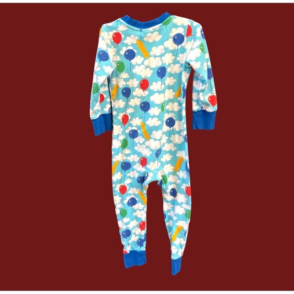 Duns Sweden Organic Cotton Balloon Cloud Zip Pajamas Kids Unisex 104CM - Picture 3 of 5